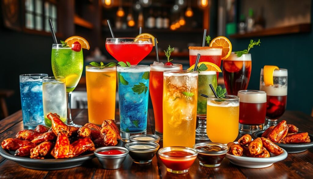 Buffalo Wild Wings beverage selection