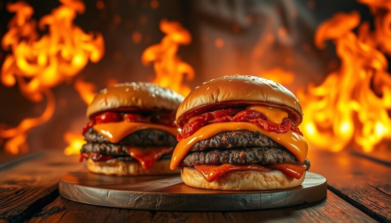 Burger King Fiery Menu