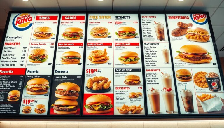 Burger King Menu