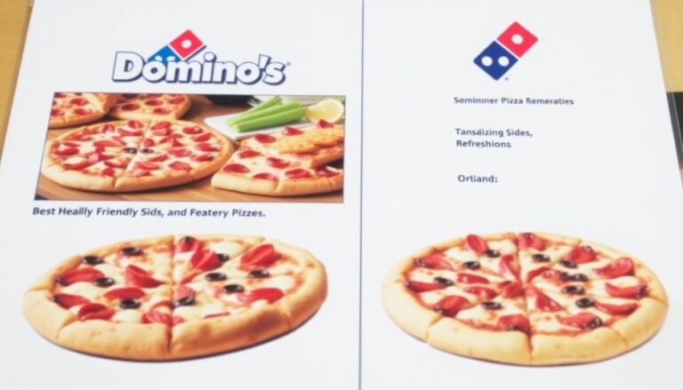 Domino's Pizza Menu