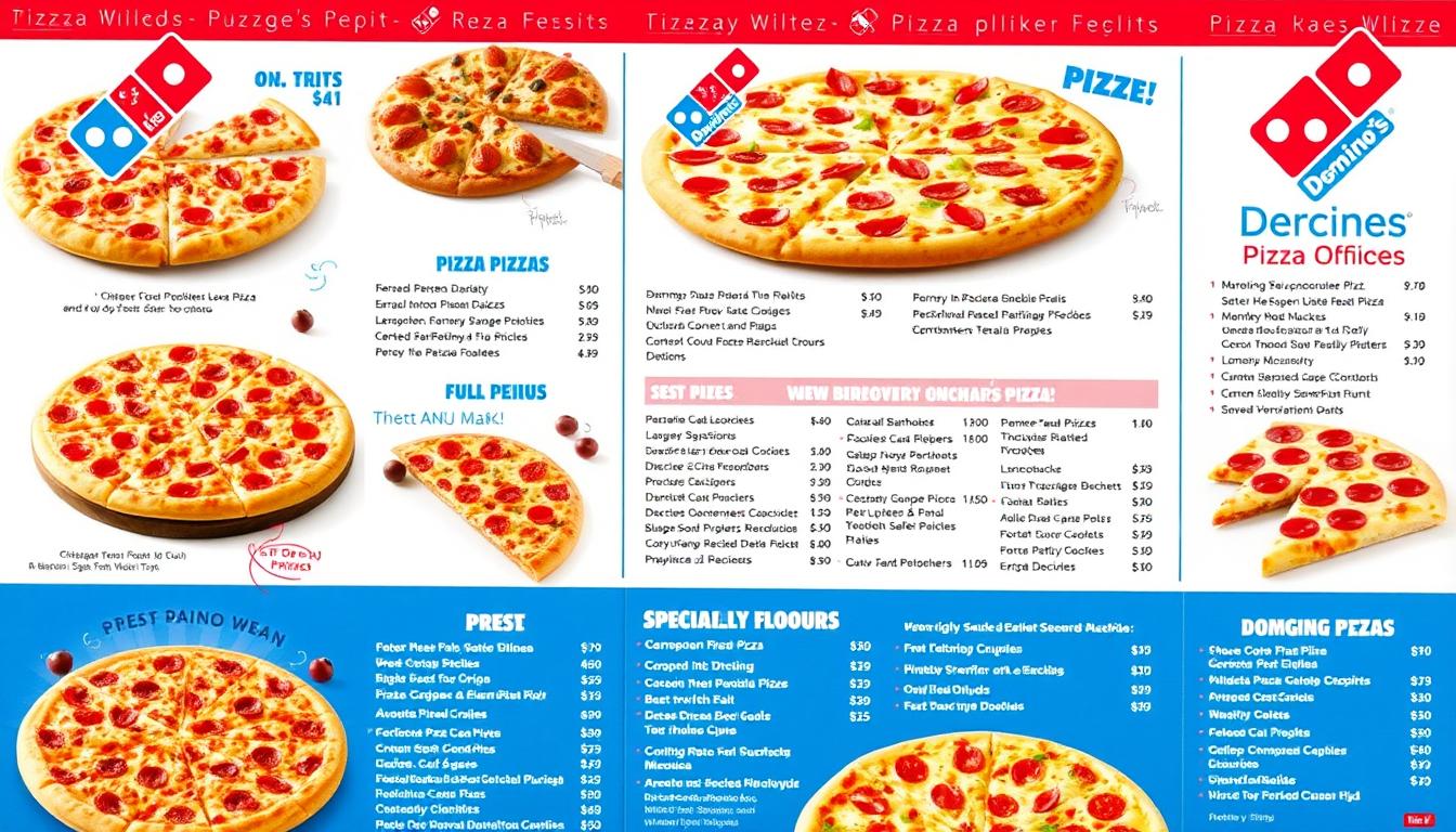 Domino's Pizza Menu With Price And Pictures