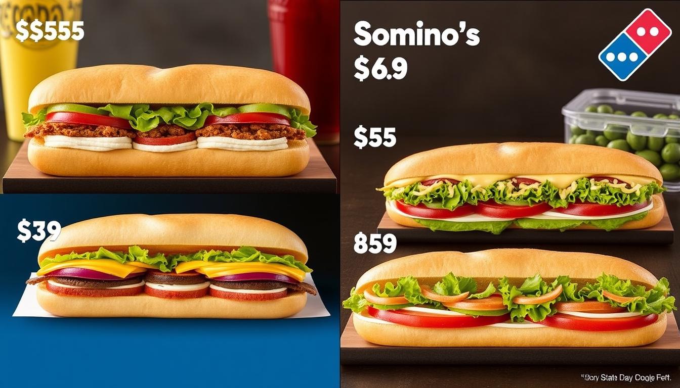 Domino's Sandwiches Menu