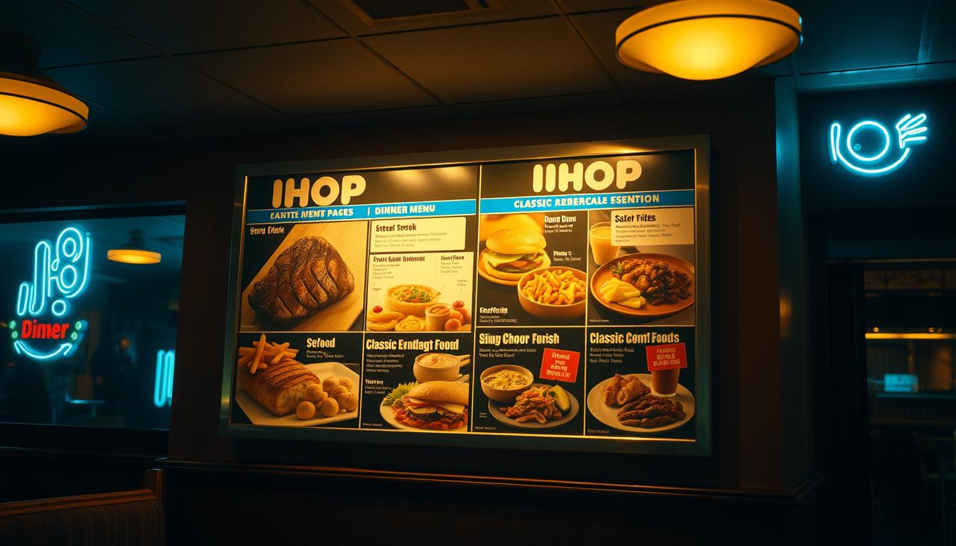 IHOP Dinner Menu