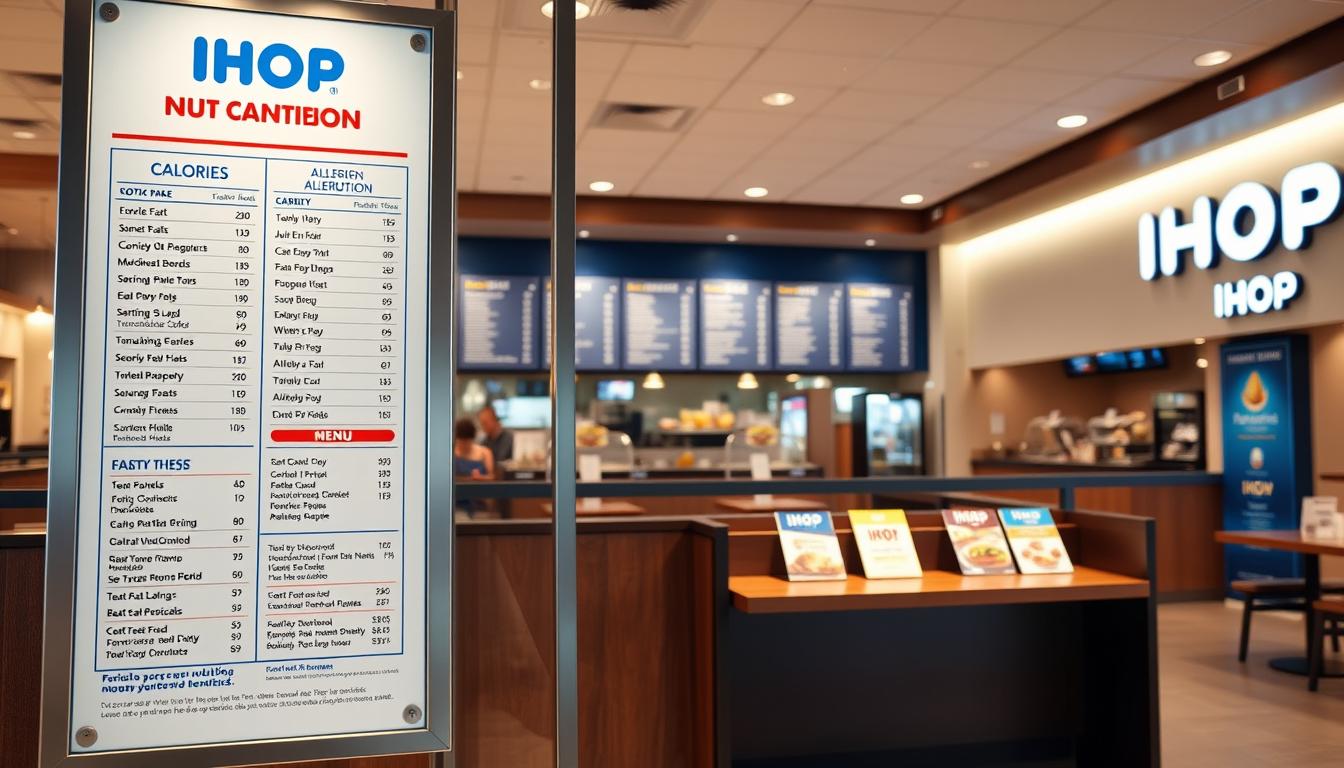 IHOP Nutrition Menu