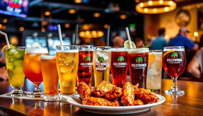 buffalo wild wings drink menu