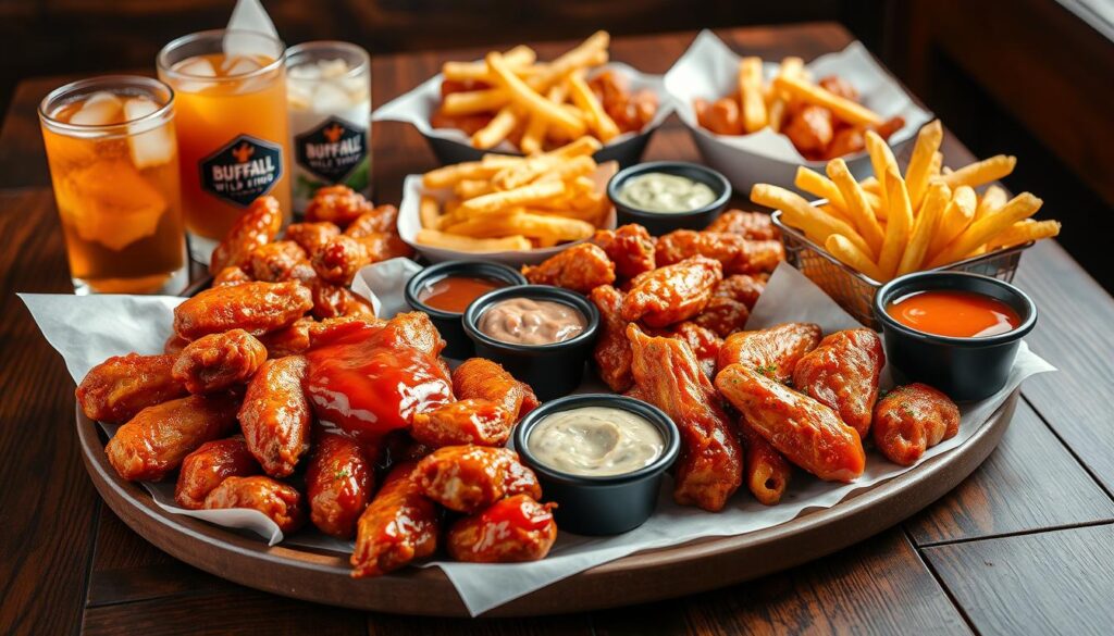 buffalo wild wings menu near me