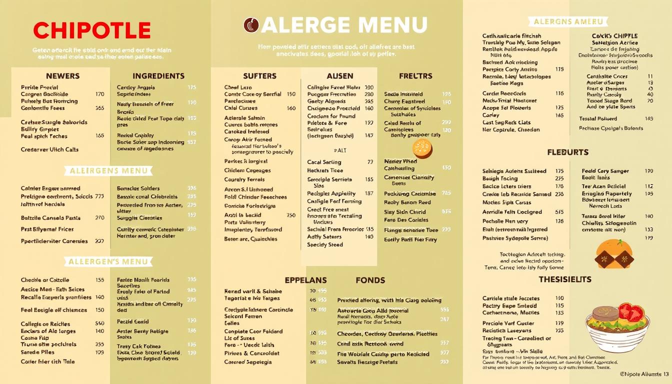 chipotle allergen menu