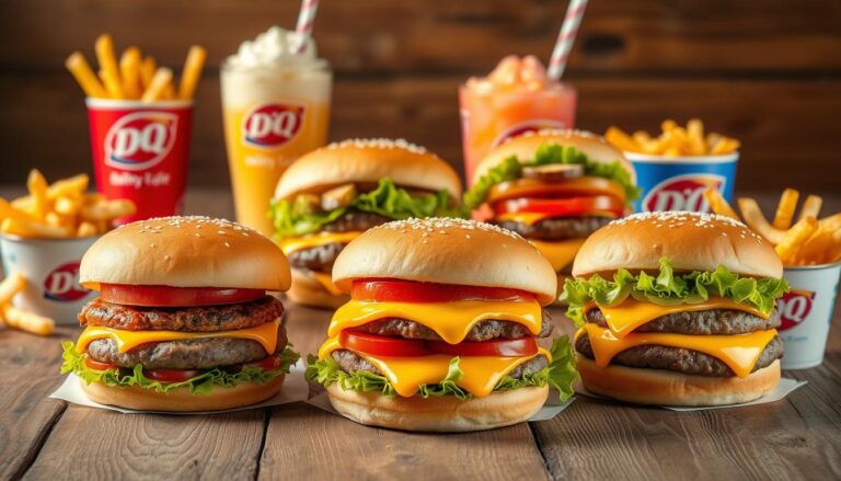 dairy queen burgers menu