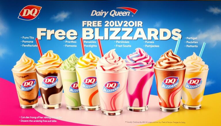 dairy queen free blizzards menu