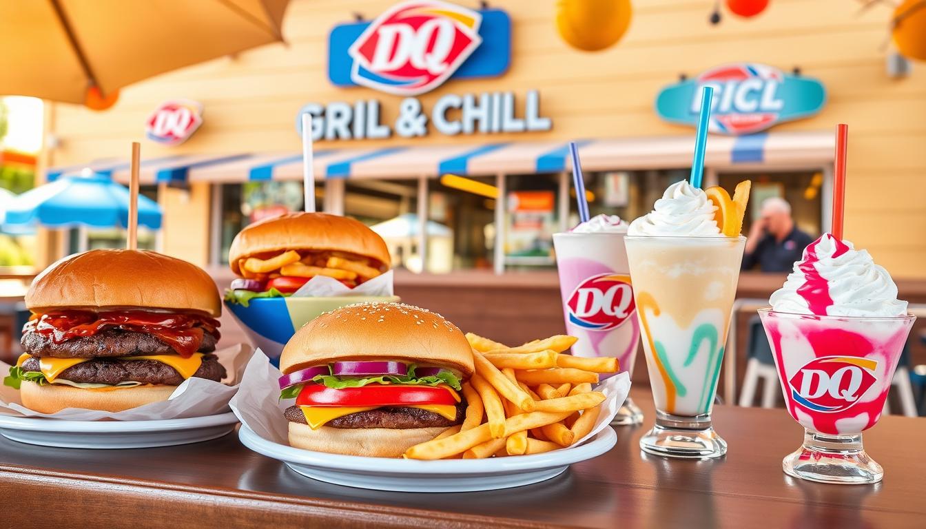 dairy queen grill & chill menu