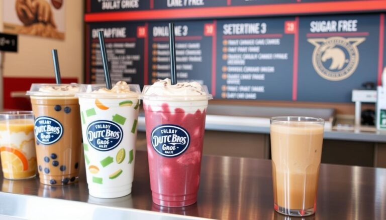 dutch bros allergen menu