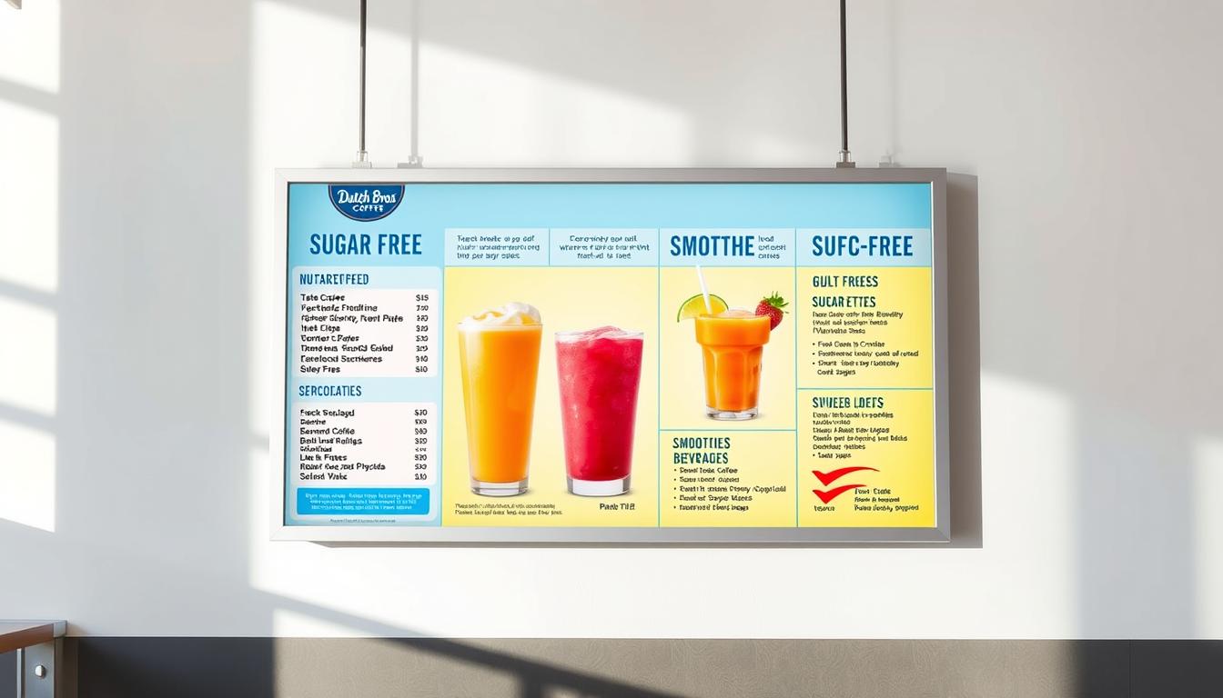 dutch bros sugar free menu