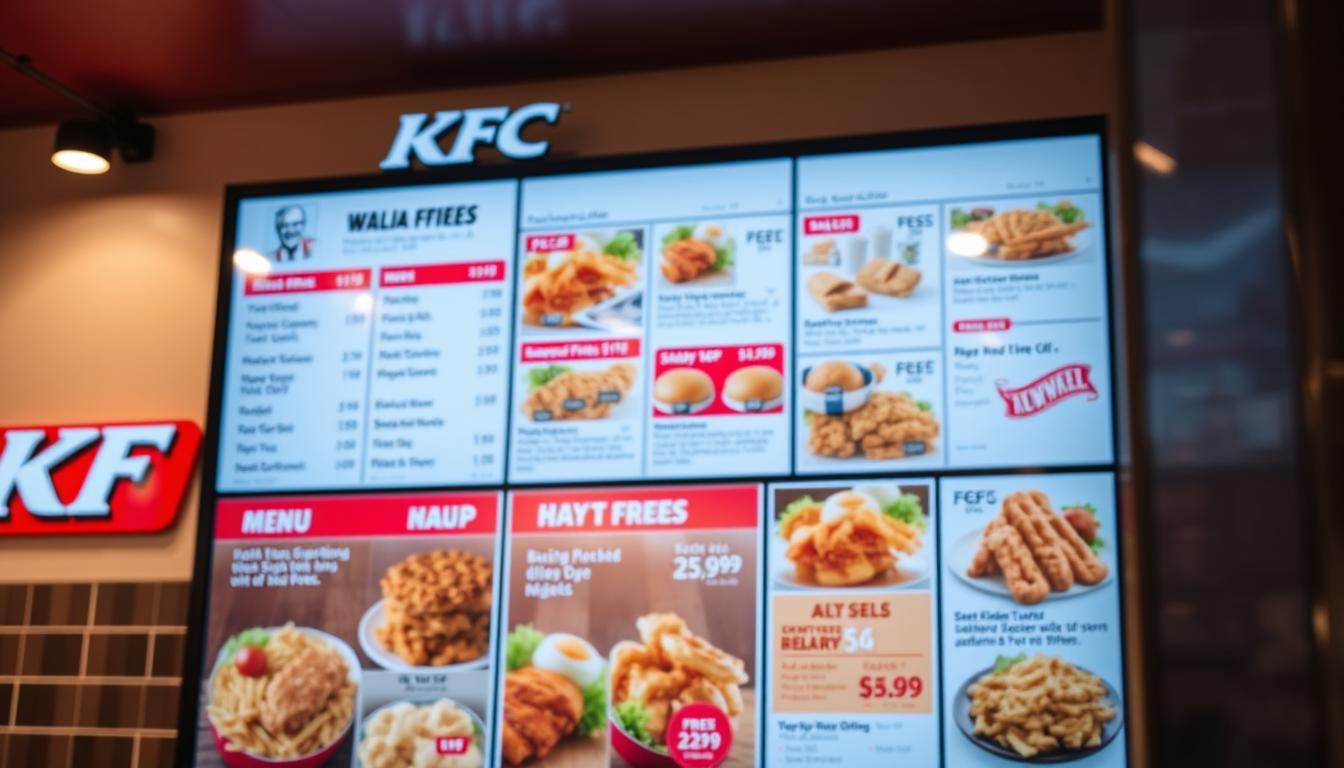 kfc offer menu